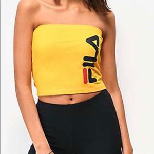 Fila yellow tube top